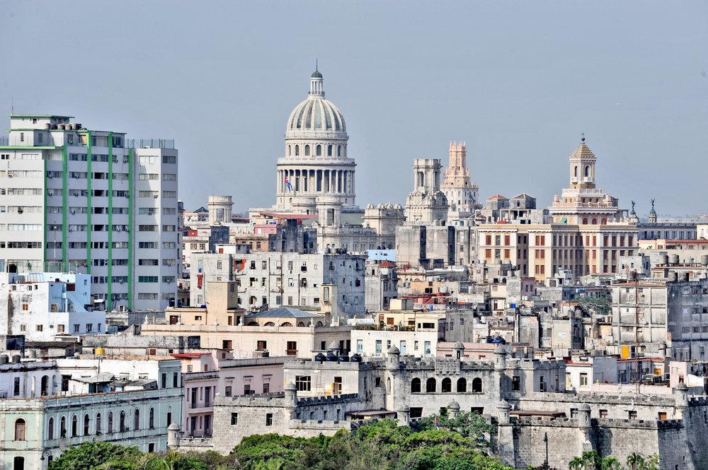 HAVANA, CUBA, MAY 11, 2009. A panorama of Havana, Cuba, on May 11th, 2009.
